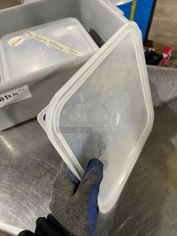 ALL ONE MONEY! Cambro Clear Poly Food Container Lids! - Image 4 of 5