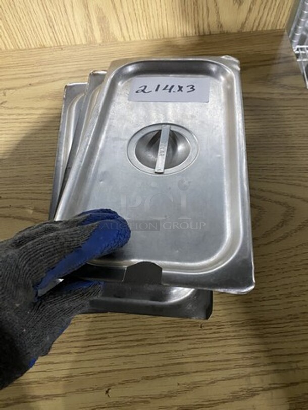 Metal Food Pan Covers! 3 X Your Bid! - Image 5 of 5