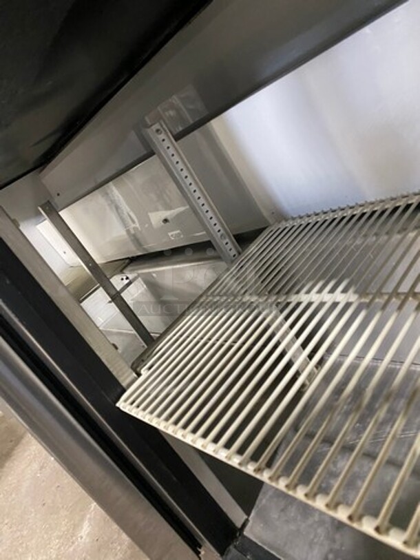 True Commercial 3 Door Refrigerated Lowboy/Worktop Cooler! With Backsplash! All Stainless Steel! On Legs! Model: TWT72 SN: 8048954 115V 60HZ 1 Phase! Working When Removed! - Image 6 of 8