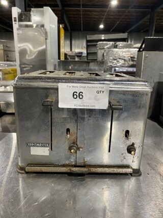 Toastmaster Commercial Countertop 4 Slot Toaster! Model: 1D3 SN: AA4626 208V