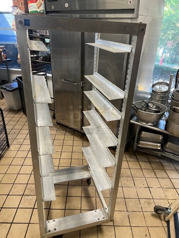 Metal Commercial Pan Transport Rack! On Casters! - Image 4 of 5