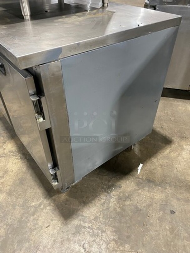 Leader Commercial 3 Door Undercounter/ Work Top Cooler! All Stainless Steel! On Casters! Model: LB72S/C SN: GY02S2505 115V 60HZ 1 Phase - Image 2 of 8