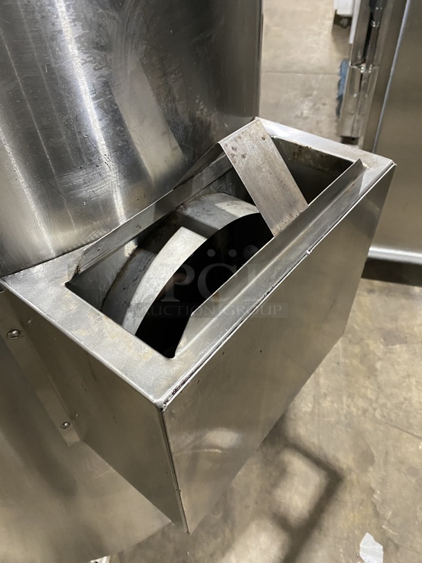 WOW! Groen All Stainless Steel GL60 Commercial Self Contained Natural Gas Powered Jacketed Soup Kettle! Steam Master Series! On Legs! MODEL:GL60 SN:51057-10T-6643!
 - Image 10 of 11