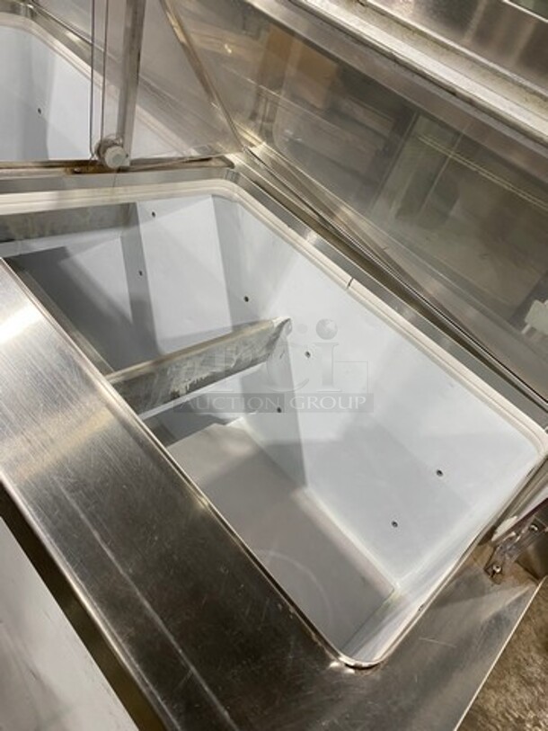 Hussman Commercial Refrigerated Ice Cream Dipping Cabinet/Display Case! With 2 Flip Open Back Access Doors! - Image 6 of 7