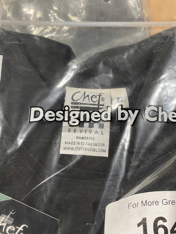NEW! Chef Rivival Ladies Cuisinier Jacket Black! Size Small! 6x Your Bid!  - Image 5 of 5