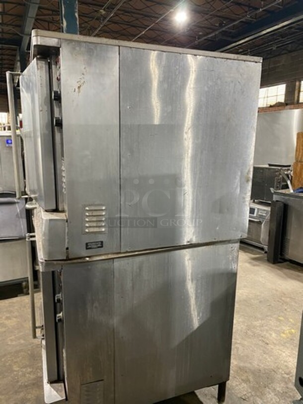 Blodgett Zephaire Edition Commercial Double Deck Convection Oven! With Solid Doors! Metal Oven Racks! Stainless Steel! On Legs! 2x Your Bid Makes One Unit! - Image 4 of 12