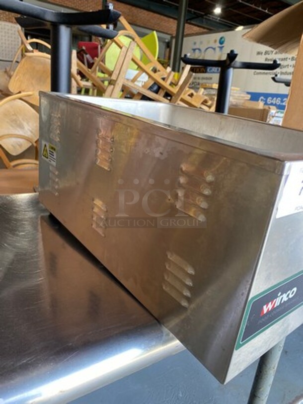 Winco Commercial Countertop Single Well Food Warmer! All Stainless Steel! Model: FWS600 SN: FWS60010014891 120V - Image 2 of 9