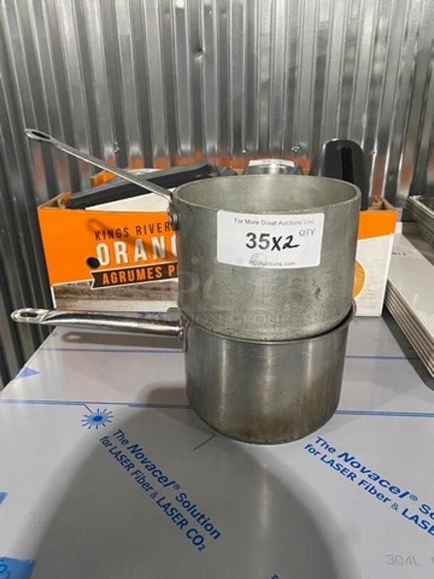 Commercial Boiling Pots! 2 X Your Bid! - Image 1 of 6