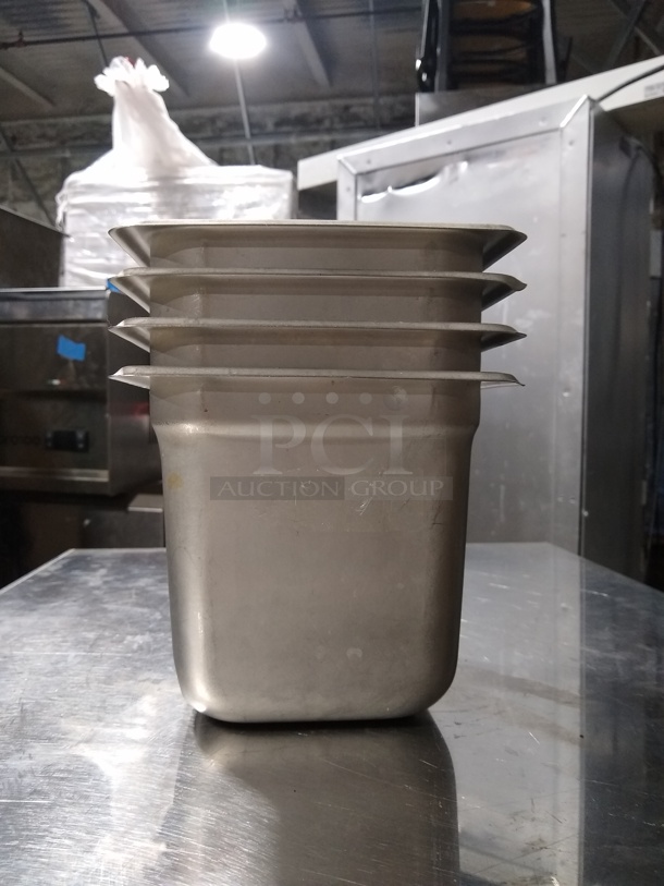 Winco Square Size Six Stainless Steel Steam Pan - Image 2 of 3