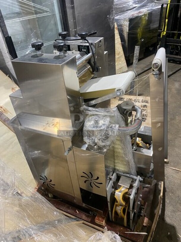 WOW! BRAND NEW! Commercial Floor Style Imitation Handmade Dumpling Machine! All Stainless Steel! - Image 3 of 9