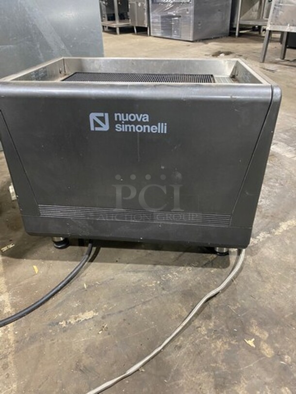 Nuova Simonelli Commercial Countertop 2 Group Espresso Machine! All Stainless Steel! On Legs! Model: V2 SN: 245458 208/240V25 - Image 3 of 12