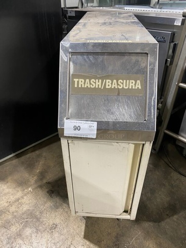 In Cabinet Trash Can Shell! On Legs! - Image 1 of 6