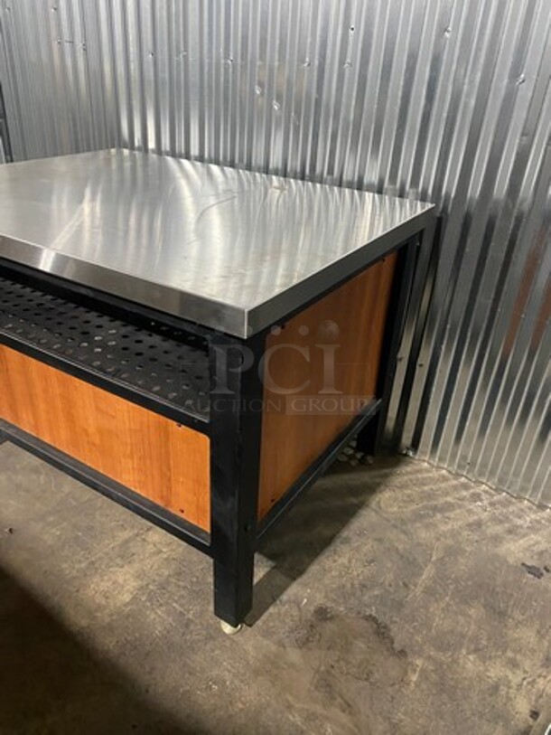 NICE! Commercial Work/Prep Table! With Shelf Underneath! All Stainless Steel Top! - Image 2 of 7
