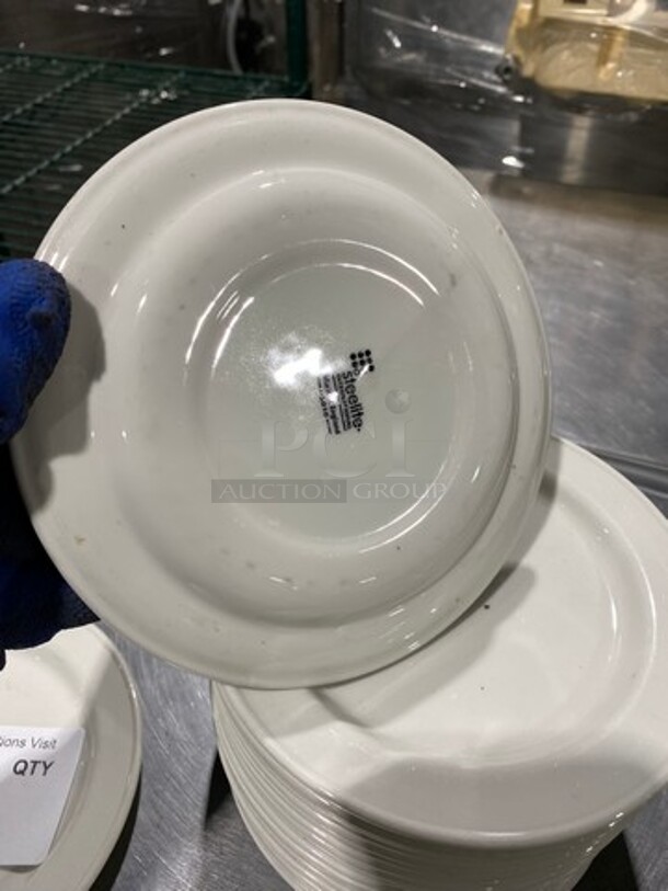ALL ONE MONEY! Small White Dessert Plates! - Image 3 of 4