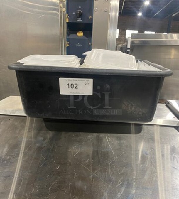 ALL ONE MONEY! Cambro Clear Poly Food Container Lids! - Image 1 of 7