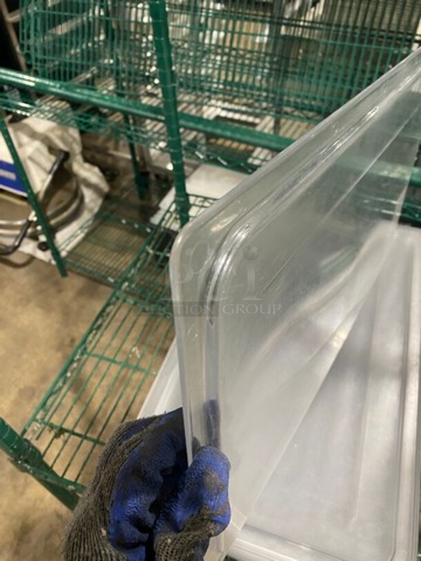 ALL ONE MONEY! Cambro Clear Poly Food Container Lids! 15x Your Bid! - Image 3 of 6