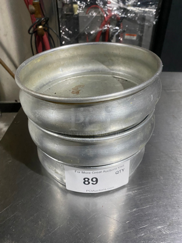 Round Metal Baking Pans! 3x Your Bid! - Image 1 of 4