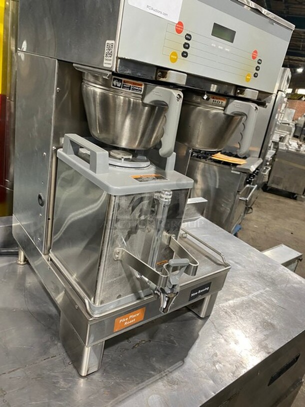Bunn Commercial Countertop Dual Coffee Brewing Machine!  All Stainless Steel! On Small Legs! 120/208V 60HZ 1 Phase - Image 8 of 8