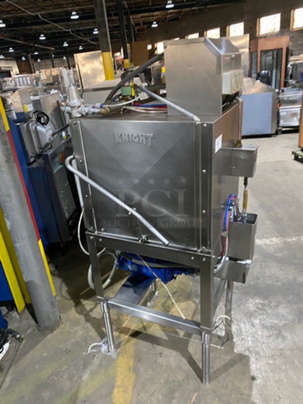 SWEET! Knight Commercial Upright Pass-Through Dishwasher! All Stainless Steel! On Legs! Model: KLE175 - Image 3 of 11