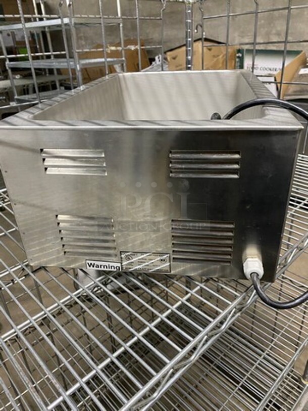 Adcraft Commercial Countertop Single Well Food Warmer! All Stainless Steel! Model: FW1200WF 120V 60HZ 1 Phase - Image 3 of 8