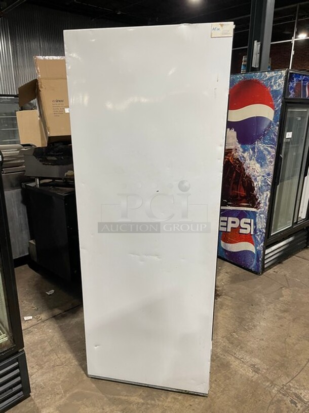 Beverage-Air Commercial Double Glass Sliding Door Reach In Refrigerator Merchandiser! With Poly Coated Racks! 115V 1 Phase! Model: MT45 SN: 5263195! - Image 2 of 8
