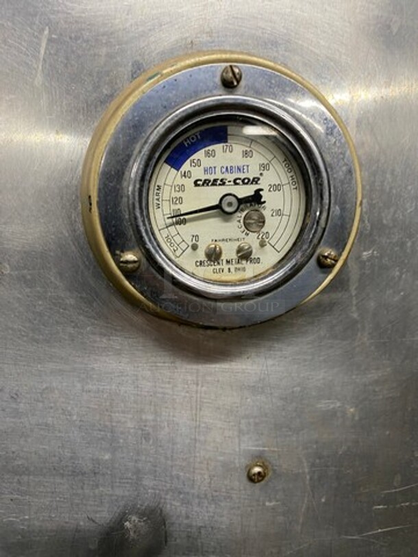 Cres Cor Commercial Warmer/ Proofer Cabinet! Holds Full Size Trays! All Stainless Steel! - Image 5 of 12