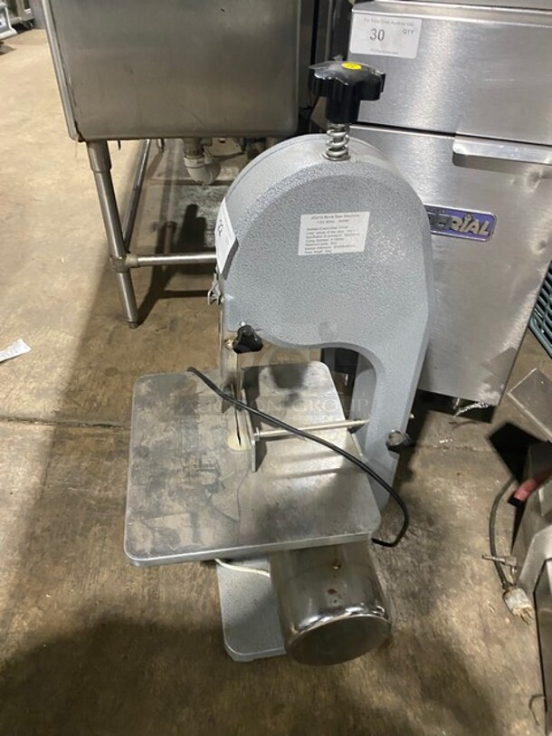 WOW! All Stainless Steel Countertop Bone Saw Machine! Model JG210! 110V!  - Image 2 of 9