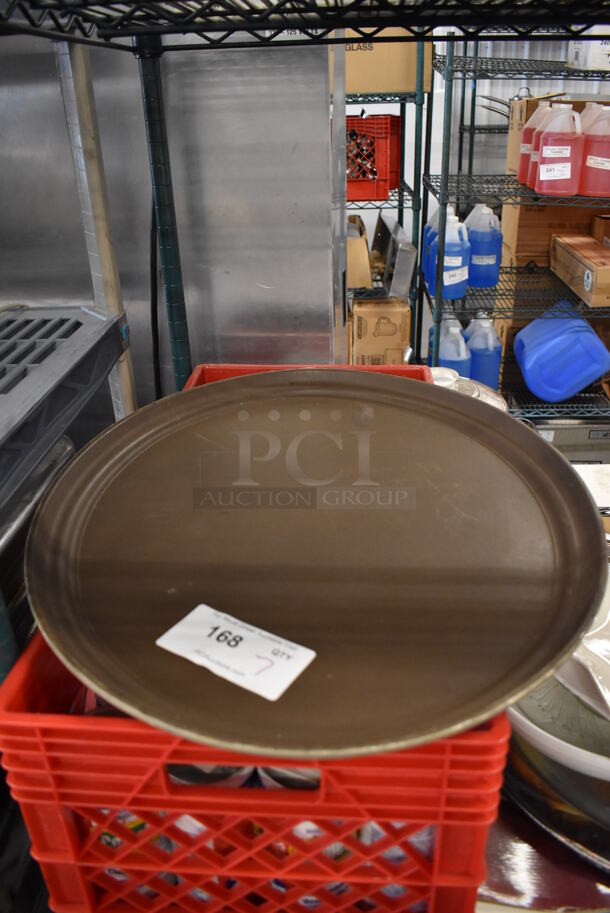 7 Oval Serving Trays. 24x19x1.5. 7 Times Your Bid! 