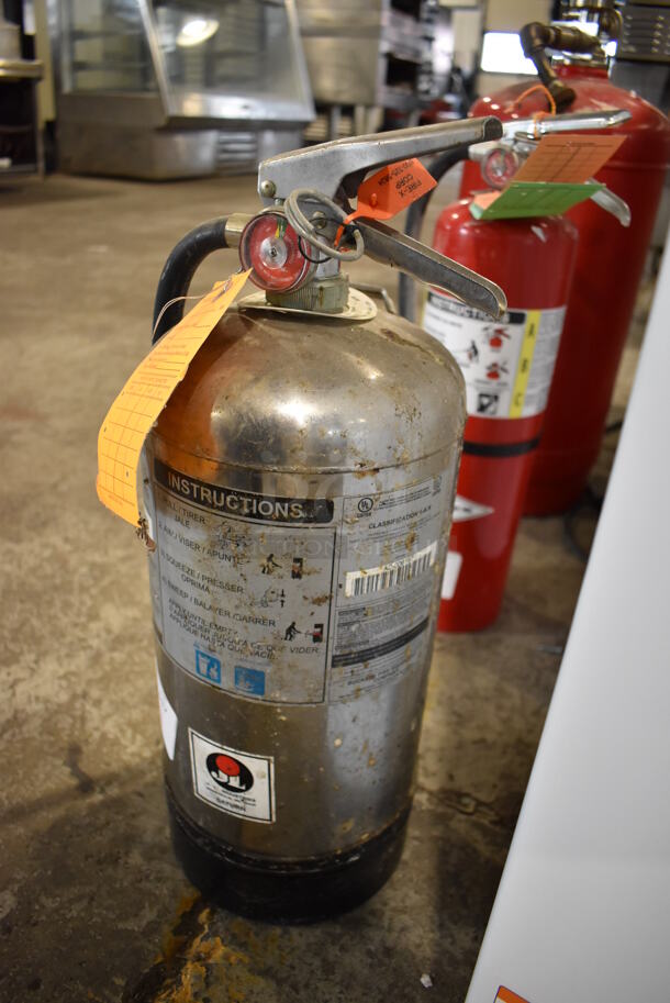 WC-6 Wet Chemical Fire Extinguisher. 5.5x5.5x20. Buyer Must Pick Up - We Will Not Ship This Item. - Image 2 of 6