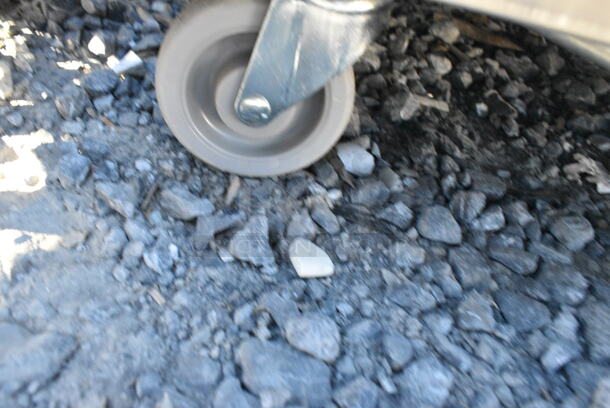 BRAND NEW! Stainless Steel Portable Station w/ Under Shelf on Commercial Casters.  - Image 3 of 5