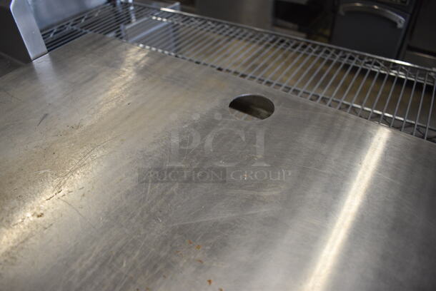 Stainless Steel Commercial Table w/ Under Shelf on Commercial Casters. 60x38x36 - Image 5 of 5