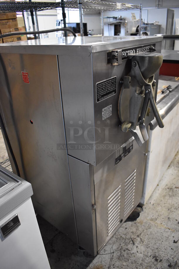 Electro Freeze FT-1 Stainless Steel Commercial Floor Style Water Cooled Batch Freezer on Commercial Casters. 230 Volts, 1 Phase. 24x40x53 - Image 4 of 8
