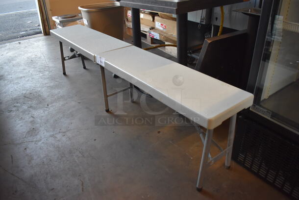 Folding Bench. 72x12x18