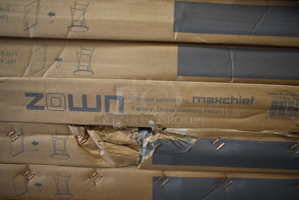 PALLET LOT of 25 BRAND NEW IN BOX! Zown Maxchief Cocktail80 PT017X004 Shark Grey Table. Stock Picture Used as Gallery. 25 Times Your Bid! - Image 5 of 7