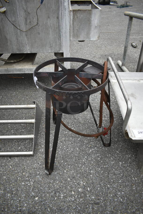 Metal Propane Gas Powered Single Burner Range. - Image 1 of 3