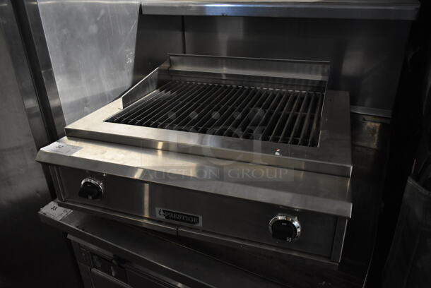 Prestige Stainless Steel Commercial Countertop Charbroiler Grill.