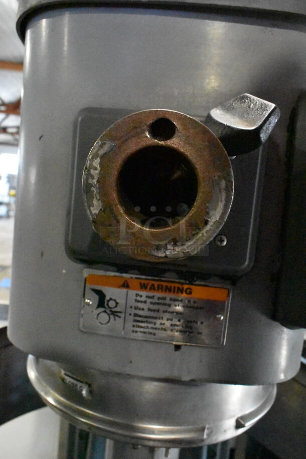 Hobart HL662 Metal Commercial Floor Style 60 Quart Planetary Dough Mixer w/ Metal Mixing Bowl and Dough Hook Attachment. 200-240 Volts, 1/3 Phase. - Image 7 of 10