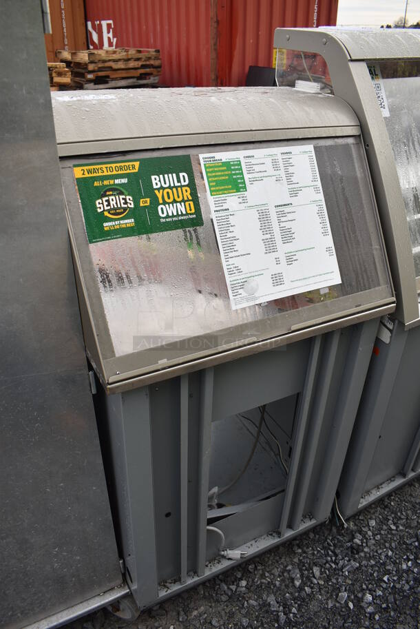 Duke SUB-HF-R25 M Stainless Steel Commercial Subway Make Line Soup Warming Station w/ Lowering Sneeze Guard. 120 Volts, 1 Phase. 25x34x52 - Image 1 of 5