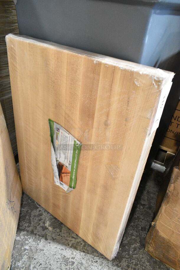 BRAND NEW SCRATCH AND DENT! John Boos Butcher Block Cutting Board.  - Image 1 of 4