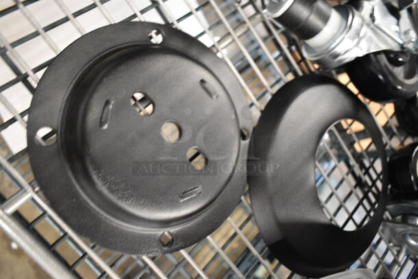ALL ONE MONEY! Tier Lot of 12 Various Commercial Casters and 7 349LEVELFEET Table Feet.  - Image 7 of 10