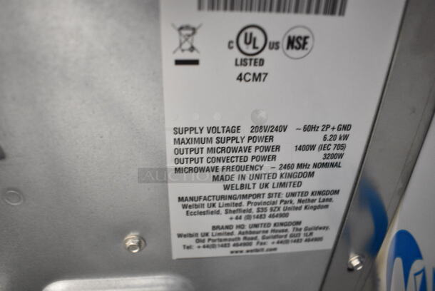 BRAND NEW SCRATCH AND DENT! 2024 Merrychef eikon e5 Stainless Steel Commercial Countertop Electric Rapid Cook Oven. 208/240 Volts, 1 Phase.  - Image 10 of 10