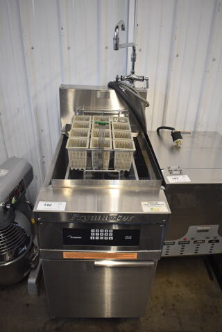 Frymaster 17CCSD Stainless Steel Commercial Floor Style Electric Powered Pasta Cooker. 208 Volts, 3 Phase. 20x34x61