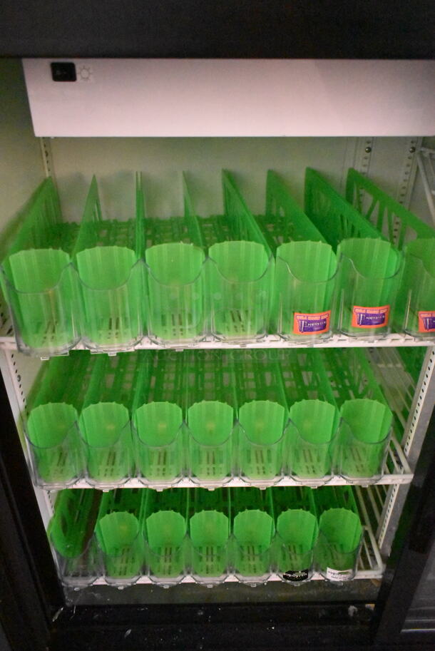 2016 True GDM-41SL-48-HC-LD Metal Commercial 2 Door Reach In Cooler Merchandiser w/ Poly Coated Racks. 115 Volts, 1 Phase. Tested and Powers On But Does Not Get Cold - Image 3 of 4