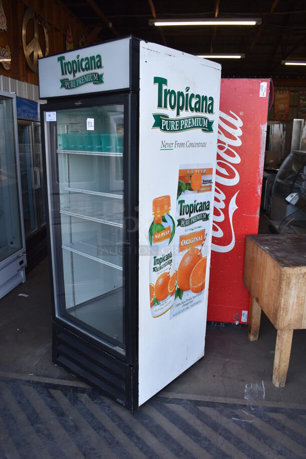 Cornelius VR-26-BEV-SOBE-RH Metal Commercial Single Door Reach In Cooler Merchandiser w/ Poly Coated Racks. 115 Volts, 1 Phase. Tested and Working! - Image 3 of 6