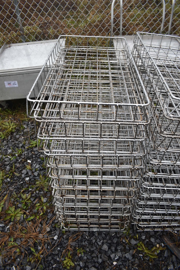 ALL ONE MONEY! Lot of 33 Metal Wire Baskets. 13x25.5x2.5 - Image 4 of 5