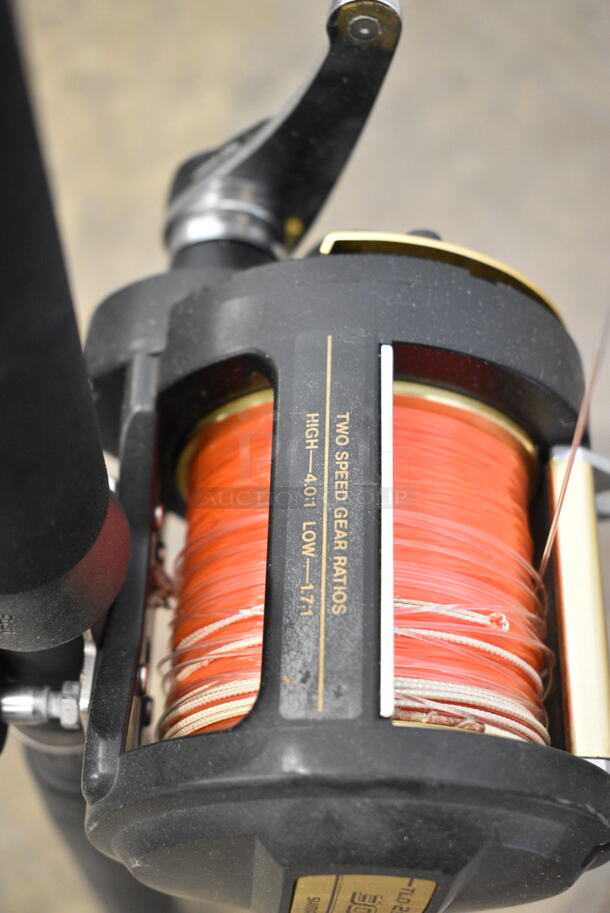 Crowder Rods ESU6630 E Series Fishing Rod w/ Shimano TLD 2 Speed 30A Reel.  - Image 8 of 12