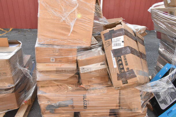 25 IN ORIGINAL BOX! Items Including SLBKSGRY SereneLife Home Mechanic Bicycle Repair Stand, STCMP65 Lanzar 3-Way Universal 80W High Powered Full Range Three-Way Car Stereo Speakers, Pyle Pontoon Boat Cover PCVHP661, Boomerang Lite Lacrosse Rebound Screen, SLGZX9 SereneLife 2/3 Wheel Golf Push Cart, Pyle Home PDA8BU 5.1-Channel Audio Receiver with Bluetooth Integrated Amplifier. 25 Times Your Bid!  - Image 8 of 12