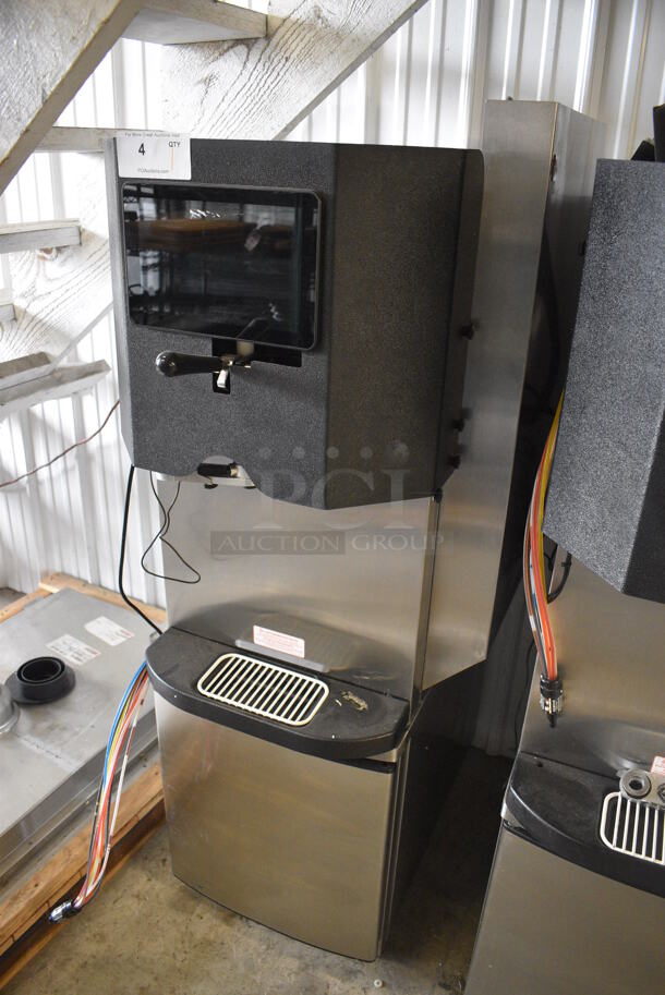 2018 Taylor Model C709-27 Stainless Steel Commercial Air Cooled Single Flavor Soft Serve Ice Cream Machine w/ Taylor Model C20100-WFB 10 Head Flavor Blast and Color Touch Panel for Flavor Burst on Commercial Casters. 208-230 Volts, 1 Phase. 23x33x61 - Image 2 of 9