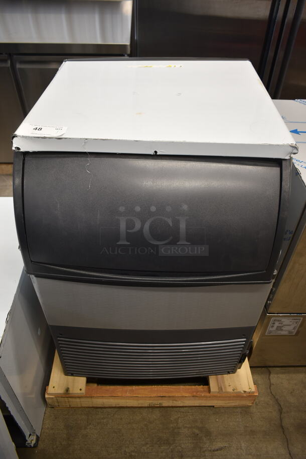 BRAND NEW SCRATCH AND DENT! 2022 Scotsman UN324A-1A Stainless Steel Commercial Self Contained Ice Machine. 115 Volts, 1 Phase. 