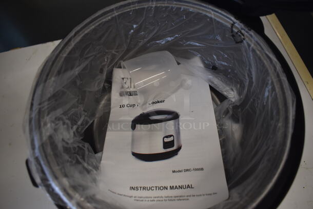 Elite DRC-1000B Metal Countertop Rice Cooker. 120 Volts, 1 Phase. 11x10x10.5 - Image 5 of 7